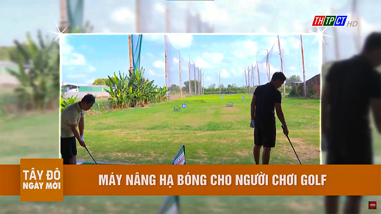 Máy nâng hạ bóng tự động cho người chơi golf tại Cần Thơ